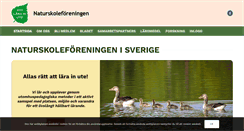 Desktop Screenshot of naturskola.se