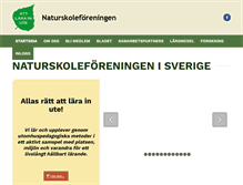 Tablet Screenshot of naturskola.se